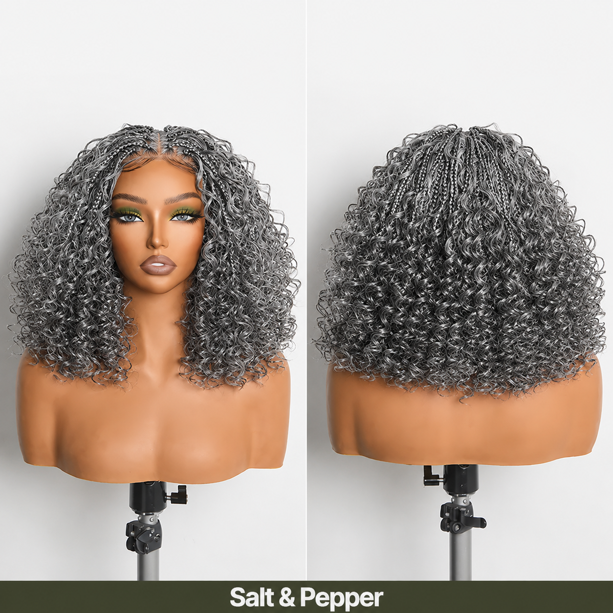🔥13x6 HD Lace Wig Glueless Wear & Go 12” Boho Braids Water Wave Pre-Cut Lace Wig – Premium Fiber, Beginner Friendly
