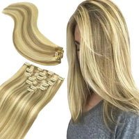 Light Blonde Highlighted Golden Blonde