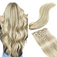 Blonde Highlighted Platinum Blonde